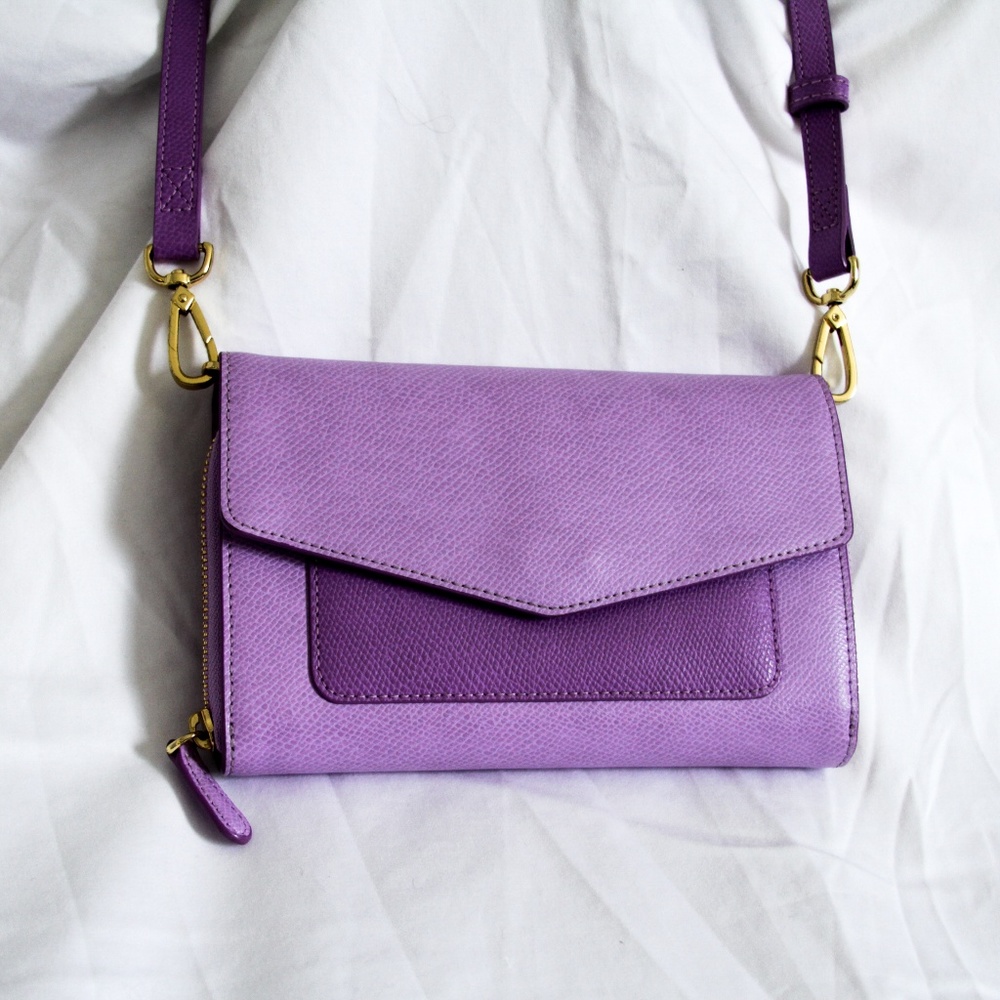 Vera Bradley Over the Shoulder Leather Purse Small